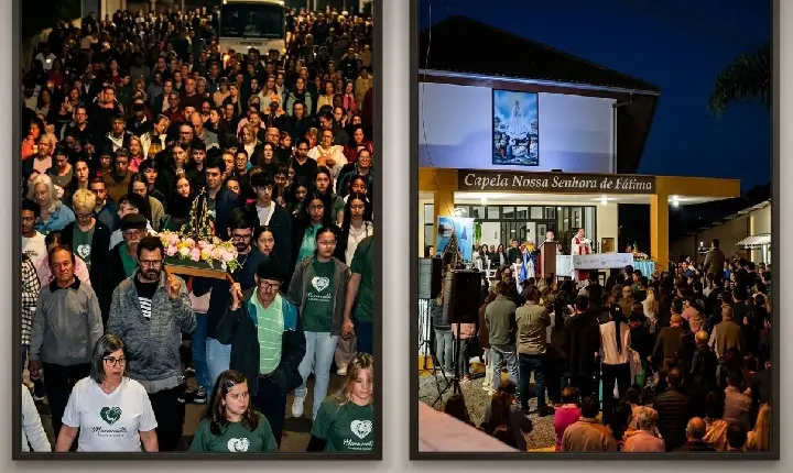 Segundo dia da Novena reúne grande número de fiéis em noite de fé e devoção no Jardim Bela Vista