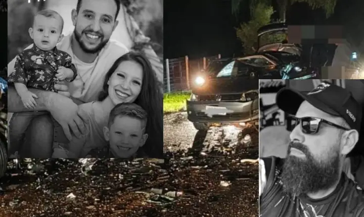 Silêncio, dor e comoção: tragédia ceifa cinco vidas e abala toda uma região