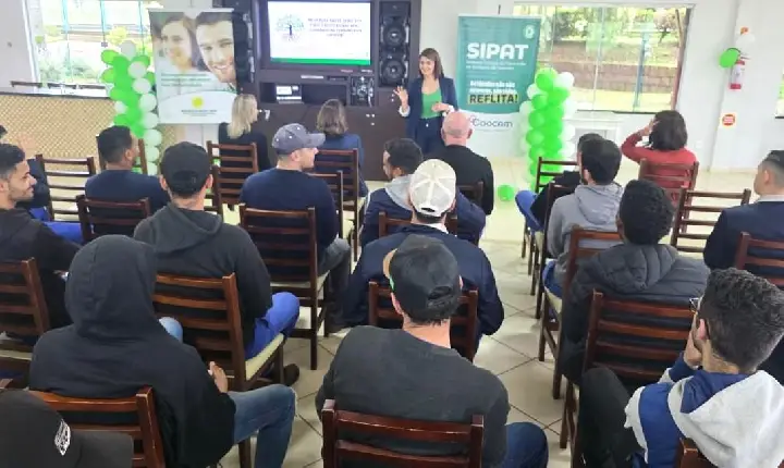 Sipat Coocam 2025 reforça segurança, bem-estar e integração entre colaboradores.