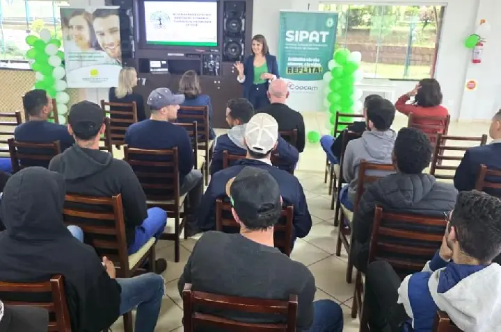Sipat Coocam 2025 reforça segurança, bem-estar e integração entre colaboradores.