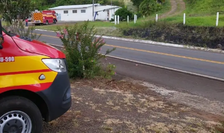 Trabalhador sofre descarga elétrica durante serviço em rodovia no interior de Ibiam