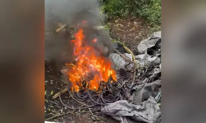 Três homens são presos após furto de fios de cobre em Campos Novos