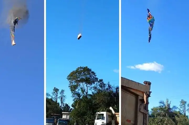Veja o que disse à polícia o piloto do balão que caiu e deixou 8 mortos em SC.