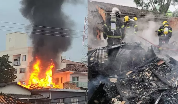 Herói de 10 anos salva família inteira de incêndio e evita tragédia em SC