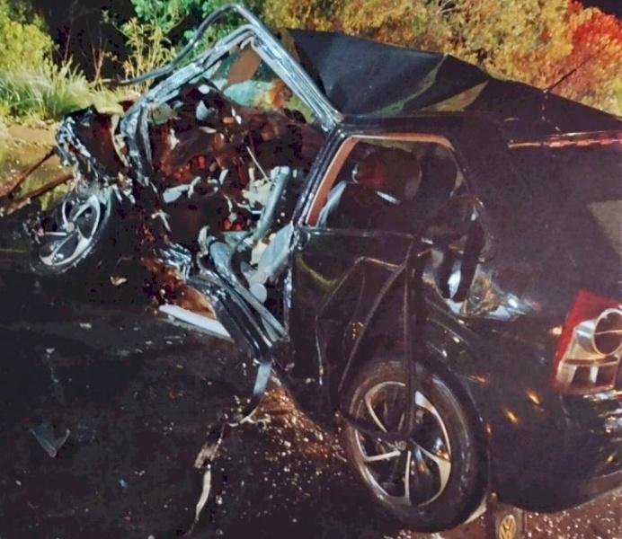 Motorista morre após aquaplanagem e colisão frontal na SC-350