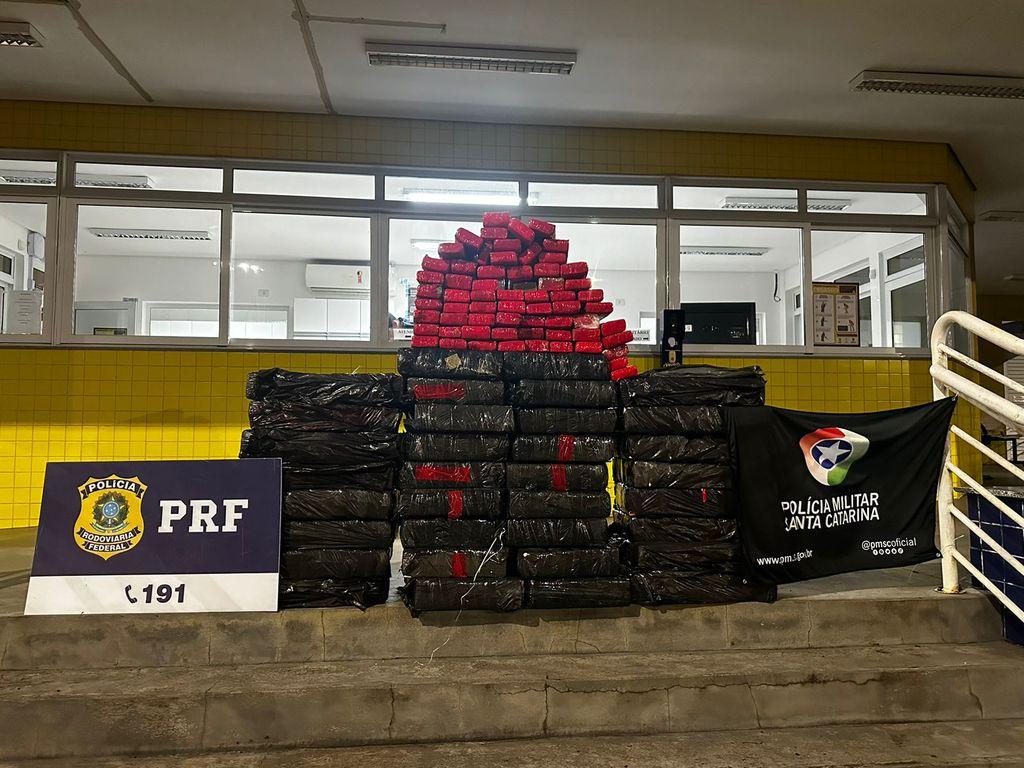 Polícia apreende meia tonelada de maconha em Água Doce