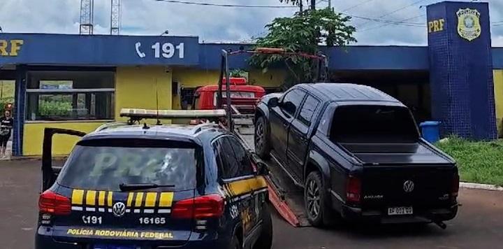 Veículo argentino é flagrado com sirene de emergência ilegal em SC