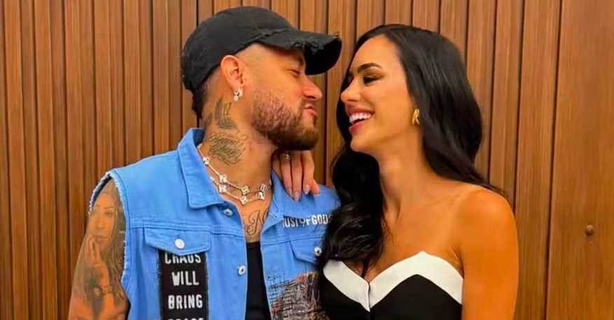 Neymar e Bruna Biancardi vão se casar e terão padrinhos famosos, diz colunista; saiba detalhes.