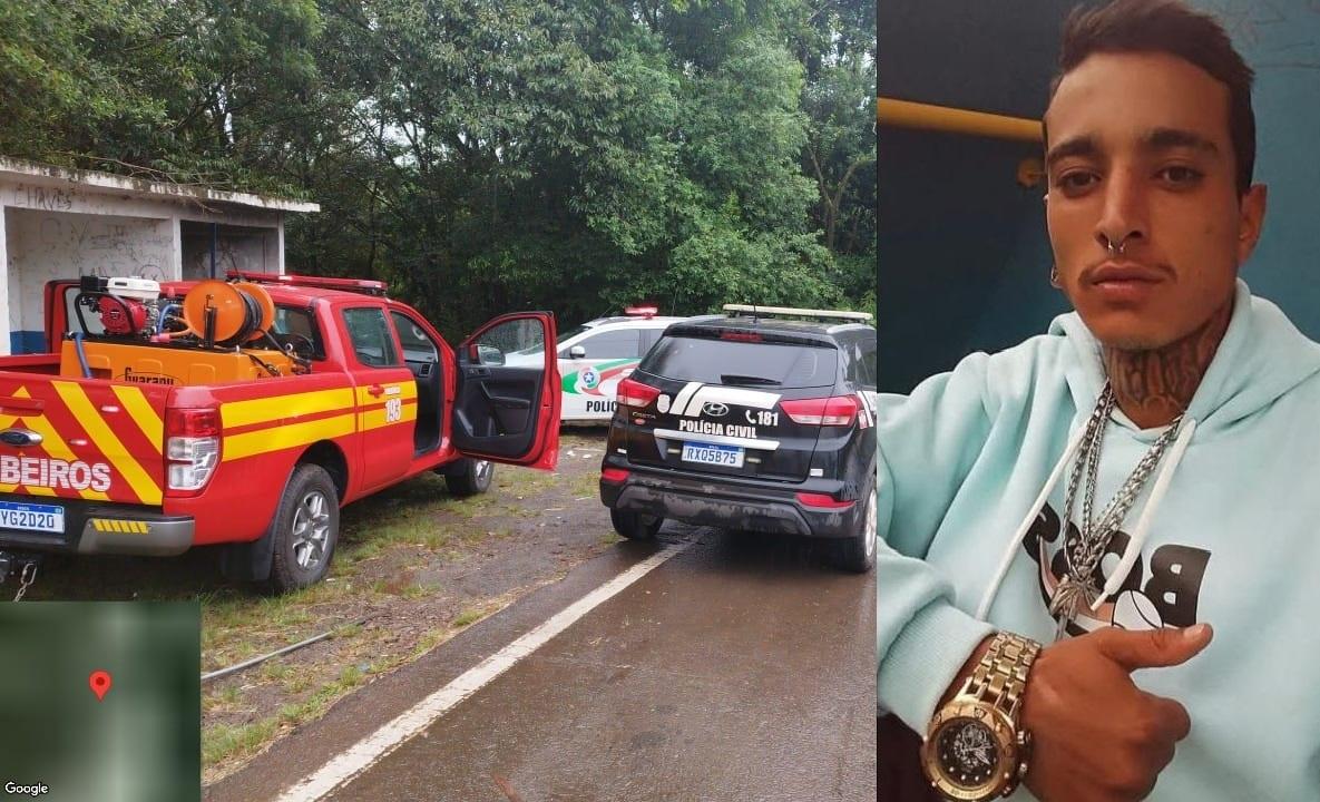 Jovem desaparecido é encontrado sem vida em rio de Campos Novos.