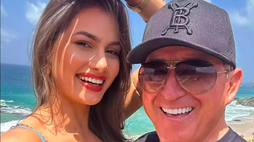 Aos 74 anos, Amado Batista se declara à esposa de 22 anos: 'Não existem regras'.