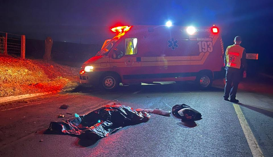 Homem morre após ser atropelado por veículo na SC-284.
