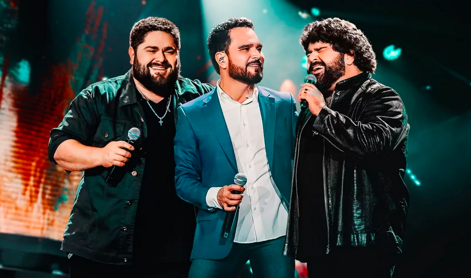 Luciano Camargo une fé e sertanejo com César Menotti & Fabiano.