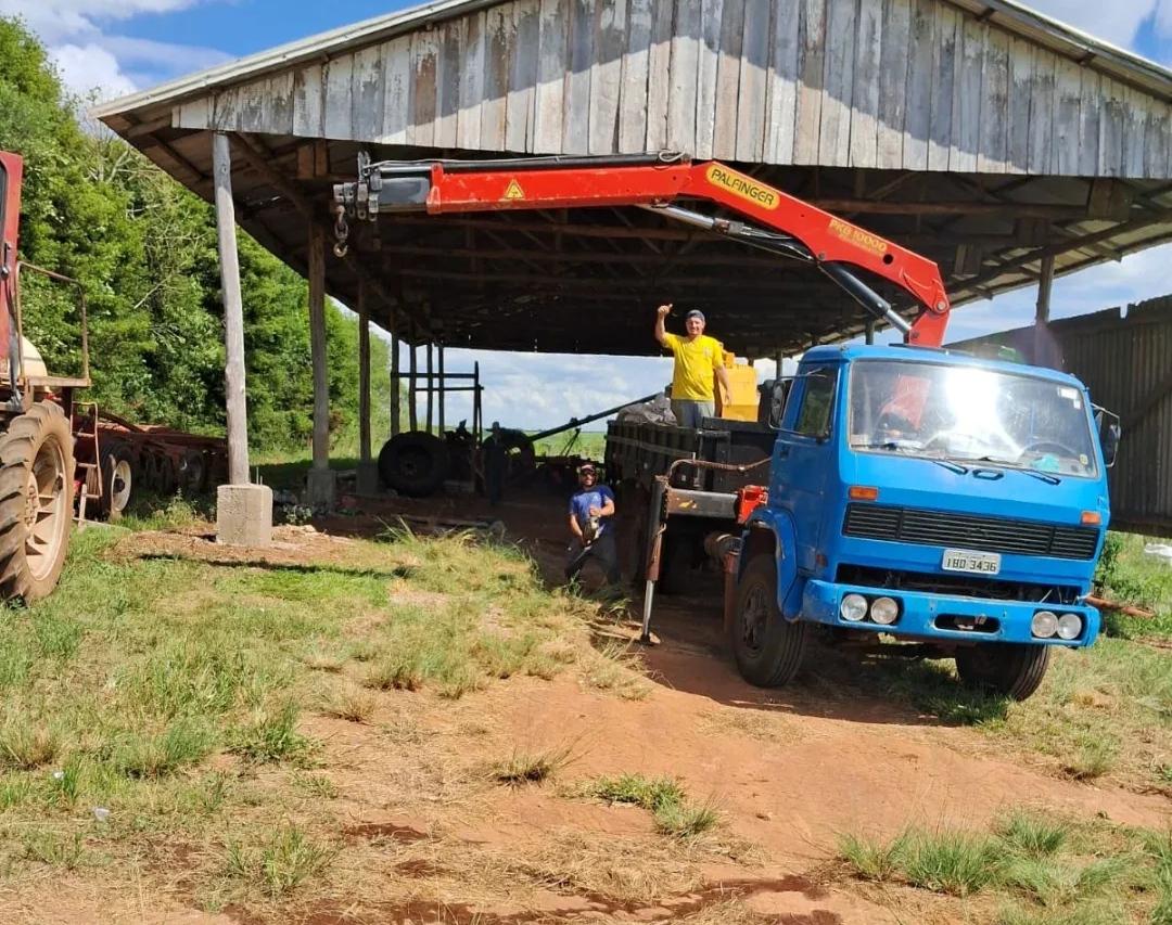 Caminhão furtado no Rio Grande do Sul é recuperado em Campos Novos.