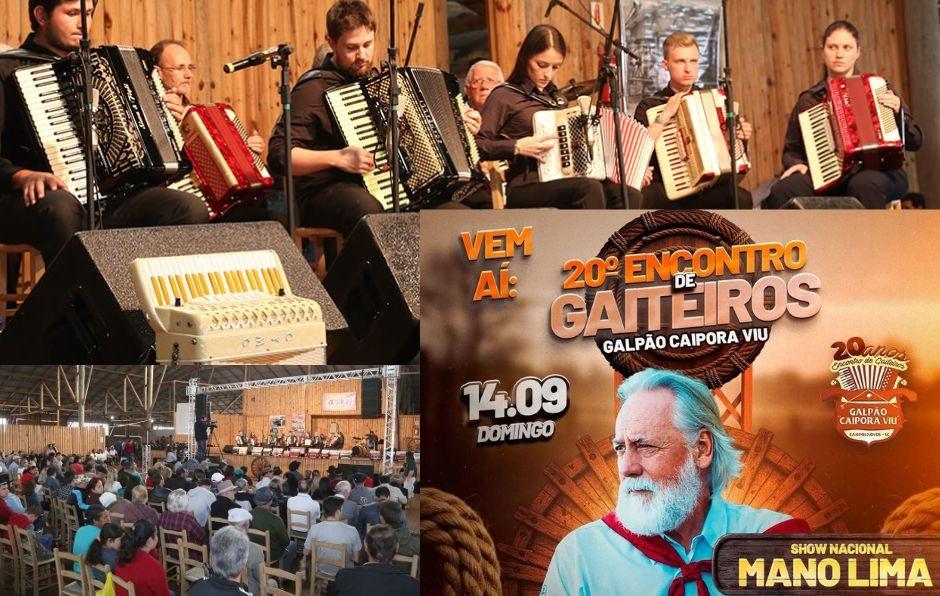 Galpão “Caipora Viu” berço do Encontro de Gaiteiros de Campos Novos.