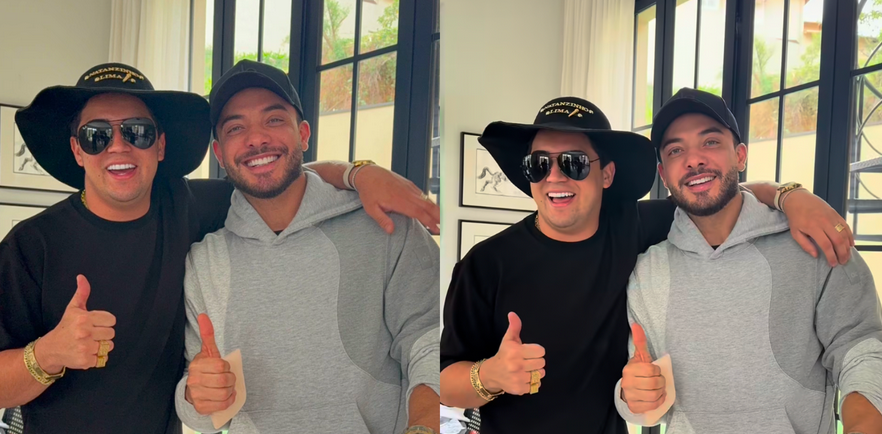 Natanzinho Lima celebra amizade com Wesley Safadão e revela presente inusitado.