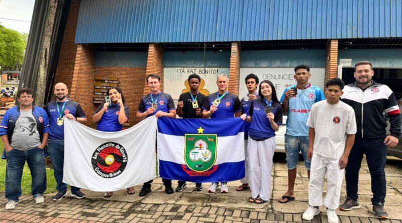 Atletas de Campos Novos se destacam na 15ª Copa de Karatê em Itá