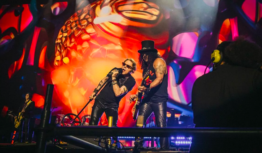 Guns N’ Roses começa turnê no Brasil com show na Arena Opus,na Grande Florianópolis.