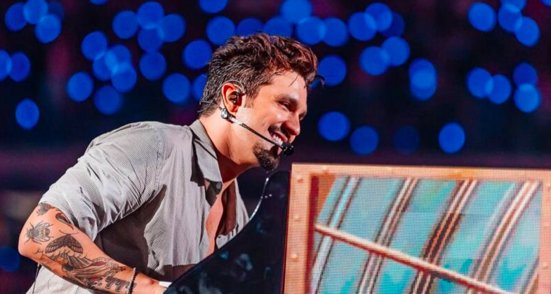 Luan Santana responde se tem vontade de ter mais um filho: ‘Dois filhos e um cachorro’