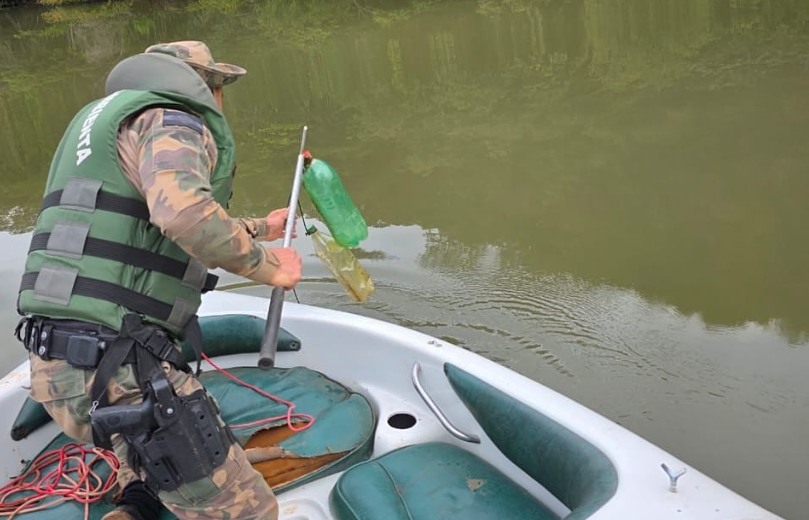 Operação Piracema: Polícia Militar Ambiental intensifica fiscalização no lago da Usina de Campos Novos