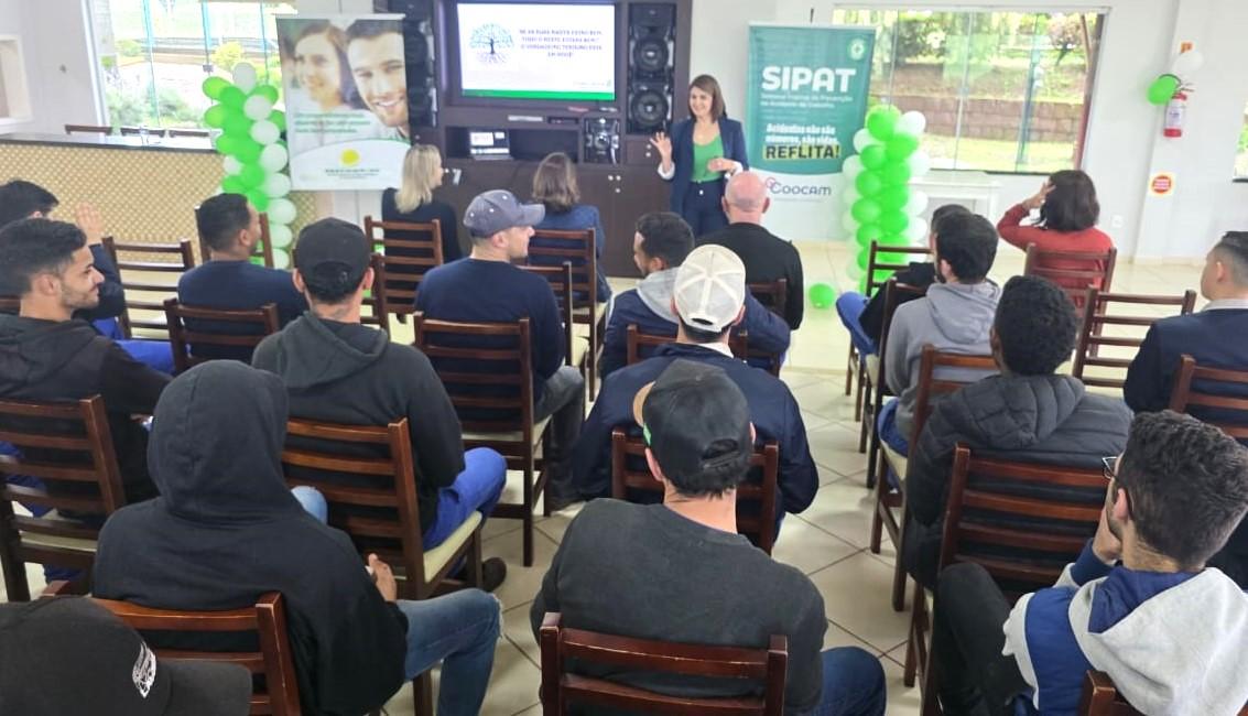 Sipat Coocam 2025 reforça segurança, bem-estar e integração entre colaboradores.