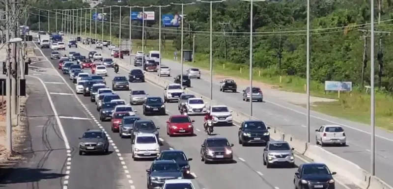 Ano Novo: BRs catarinenses devem registrar aumento de 75% no fluxo de veículos até o Réveillon