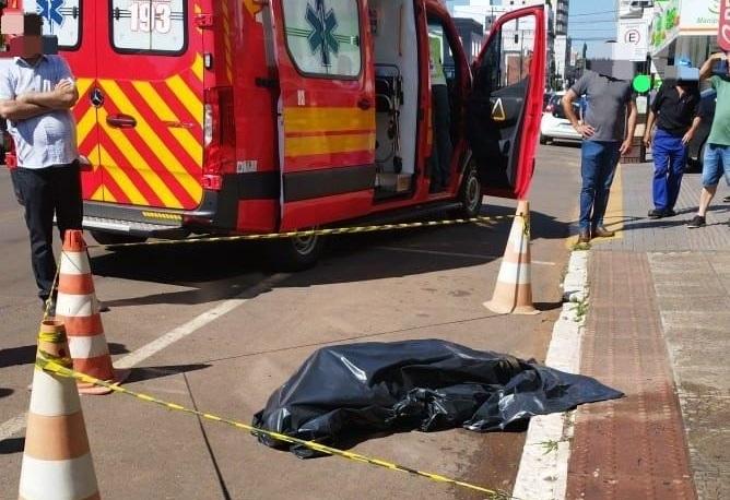 Homem morre após cair de prédio no Centro de Campos Novos.
