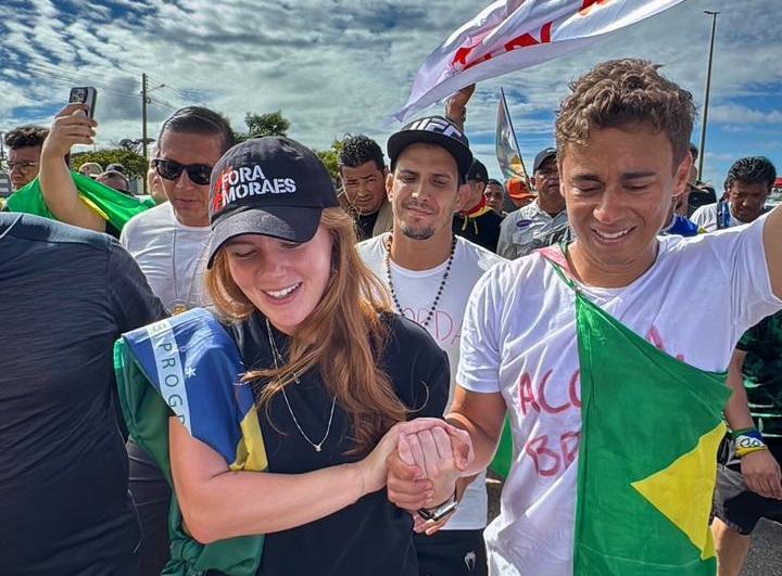 Isadora Piana relata participação em caminhada nacional pela liberdade e justiça