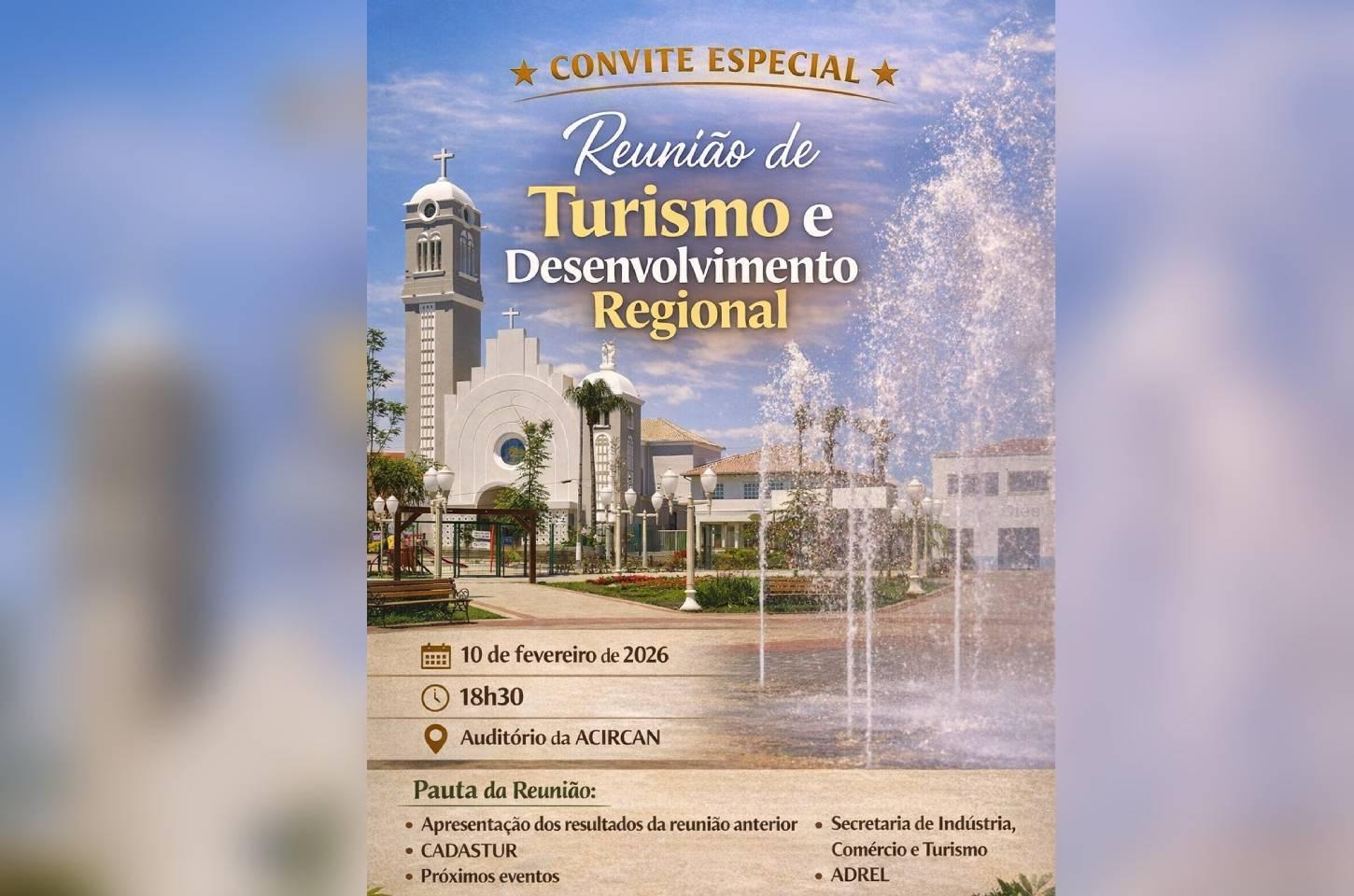 Campos Novos sedia reunião de Turismo e Desenvolvimento Regional nesta terça-feira, 10