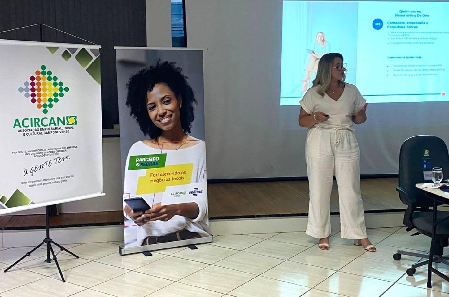 Palestra em Campos Novos orientou empreendedores sobre como evitar dívidas e garantir benefícios