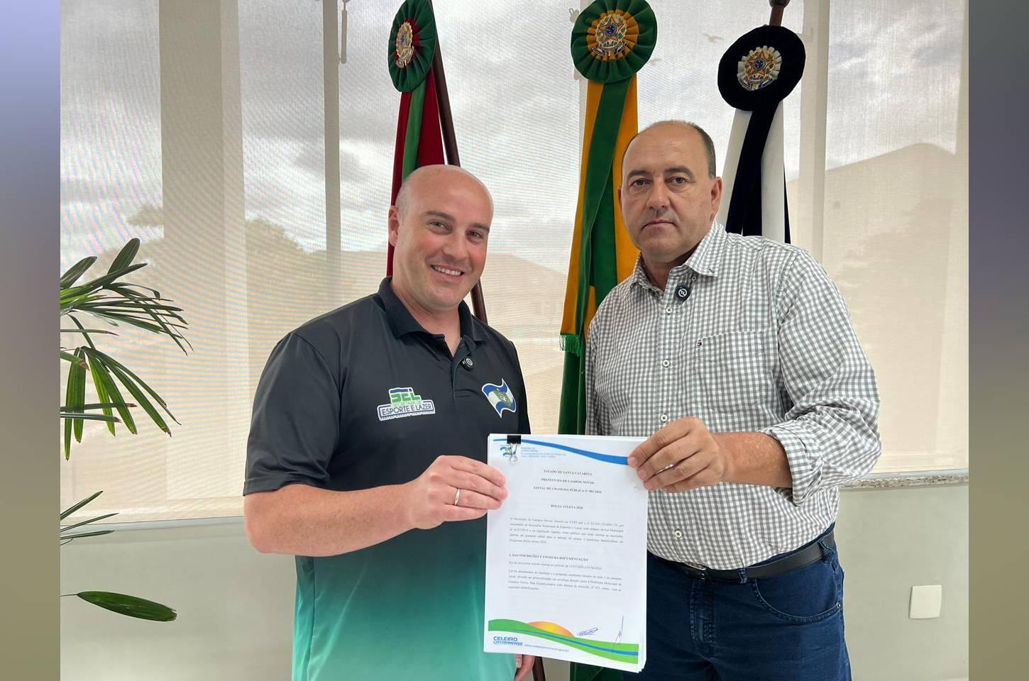 Prefeitura de Campos Novos lança Programa Bolsa Atleta 2026