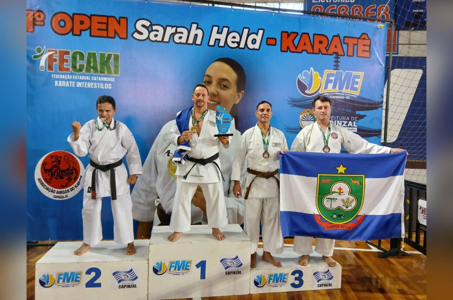 Destaque no tatame: atletas de Campos Novos sobem ao pódio em Capinzal