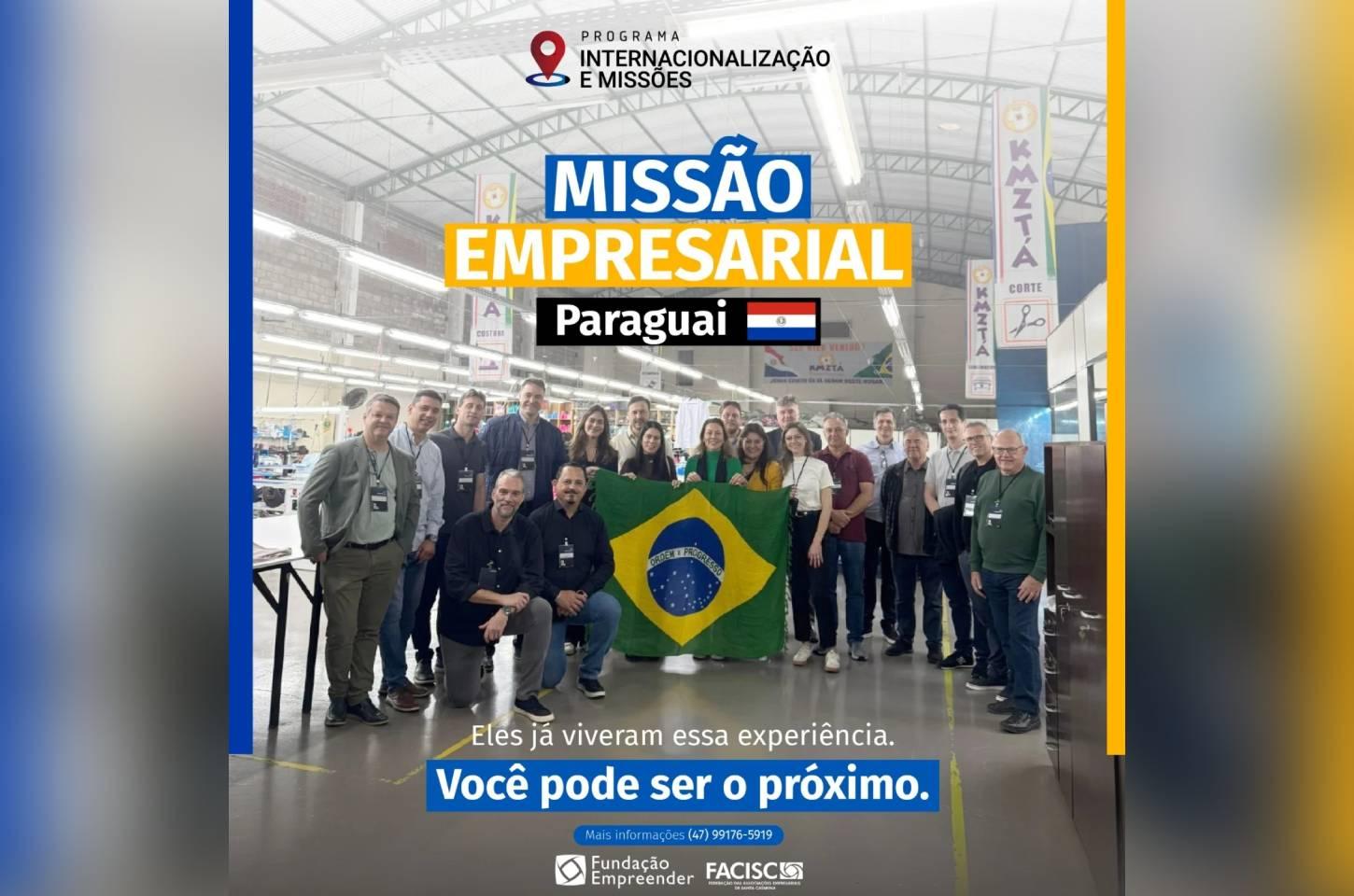 Acircan apoia Missão Empresarial ao Paraguai para impulsionar internacionalização de empresas da região