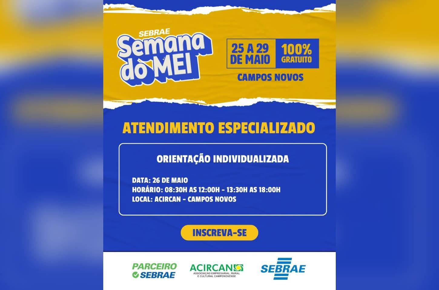 Acircan dá início à Semana do MEI com consultorias e apoio aos empreendedores