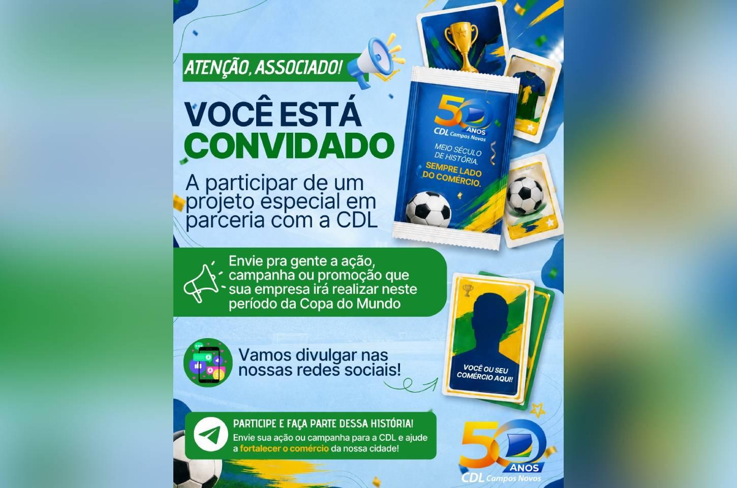 CDL incentivará ações promocionais durante a Copa do Mundo