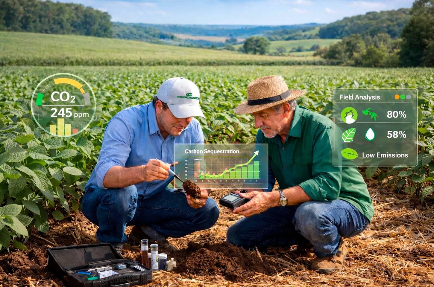 Copercampos inicia projeto de agricultura regenerativa e carbono