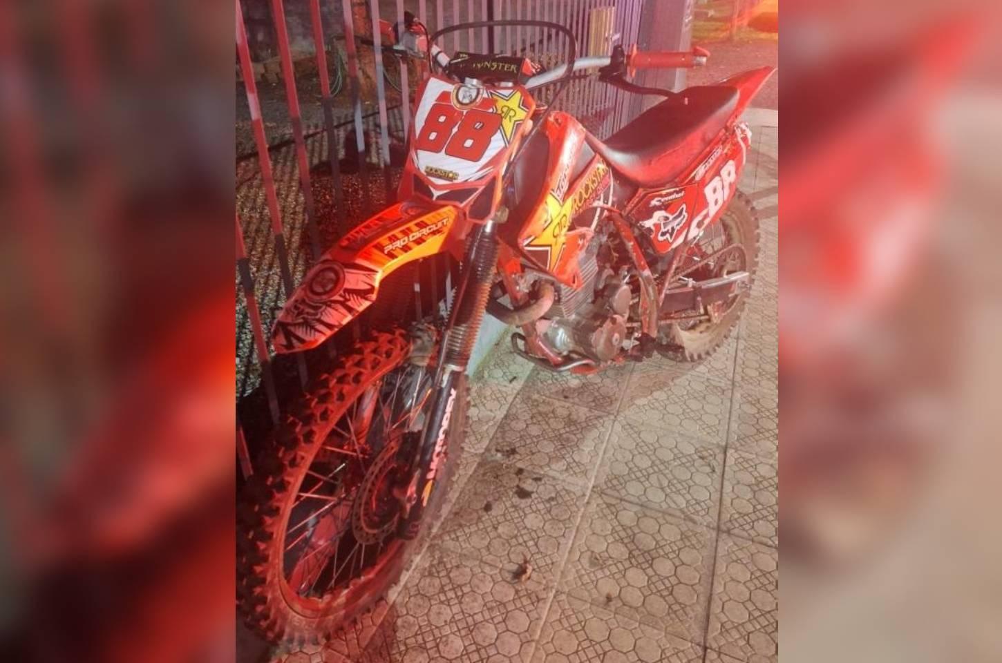 Homem é preso por conduzir motocicleta com chassi adulterado em Campos Novos