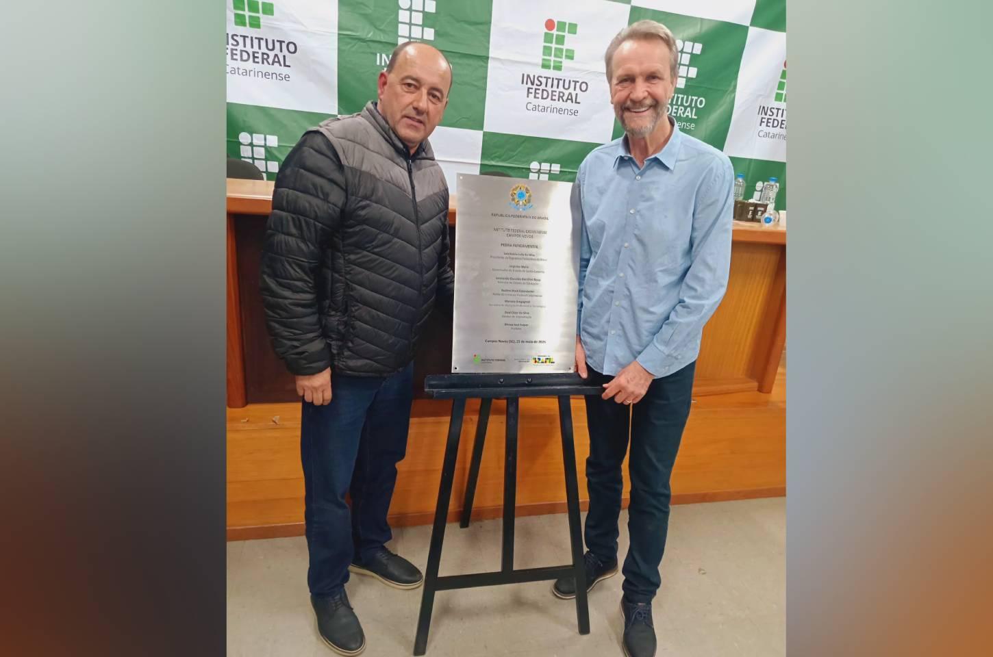 IFC de Campos Novos tem pedra fundamental lançada e marca novo capítulo para a educação regional