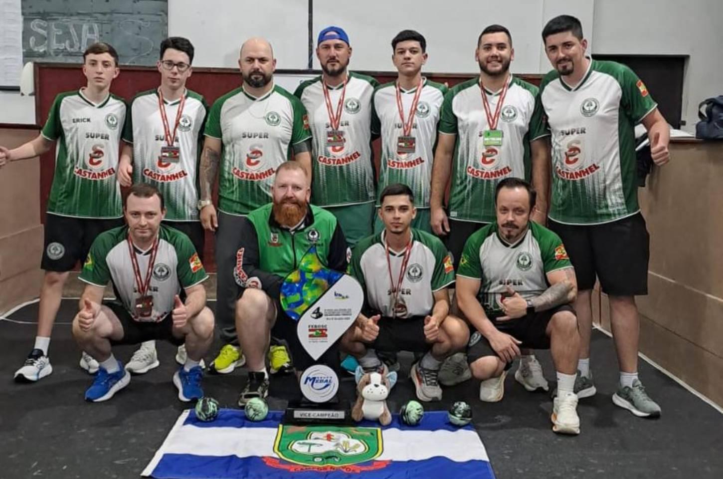 Pinheiros/SEL Campos Novos é vice-campeão da 4ª Copa do Brasil de Clubes de Bocha em Luzerna
