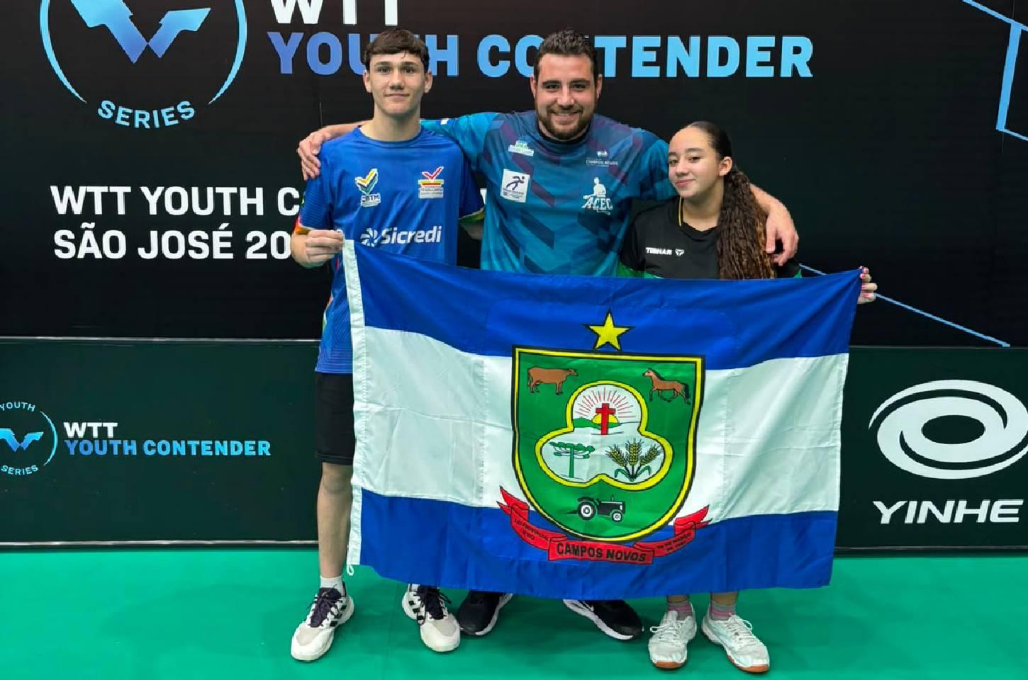 Atleta de Campos Novos conquista título internacional no Circuito Mundial de Tênis de Mesa