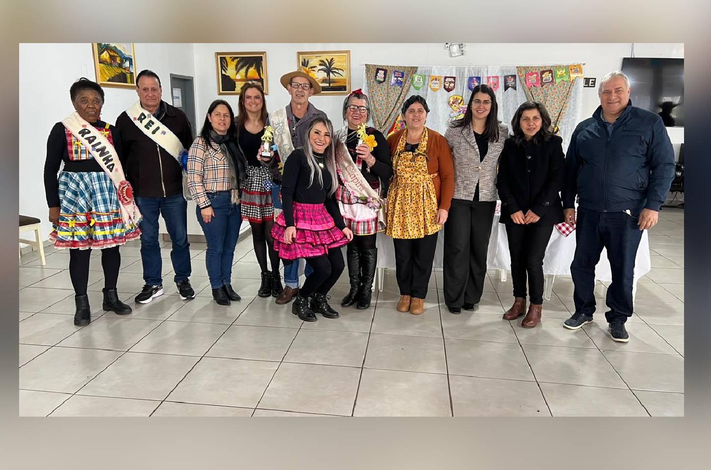 Festa Junina do Centro de Convivência do Idoso reúne integração, alegria e tradição em Campos Novos