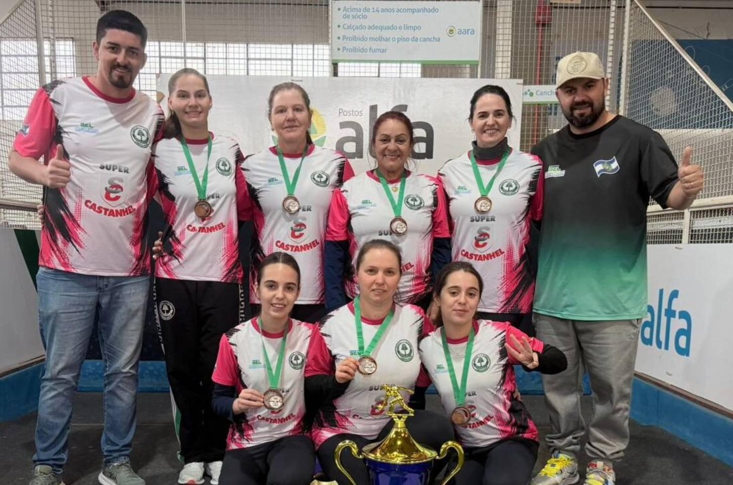 Pinheiros SEL Campos Novos conquista 3º lugar na Copa do Brasil Feminina de Bocha em Chapecó