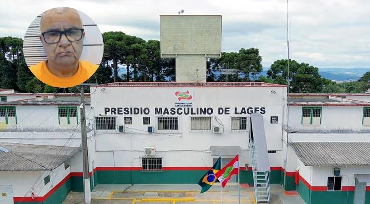 Homem condenado a 70 anos de prisão por estupro é morto no presídio de Lages