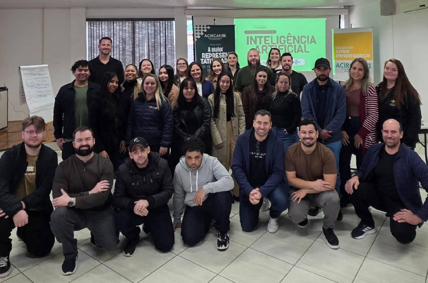 Núcleo Jovem da ACIRCAN promove workshop sobre Inteligência Artificial para negócios