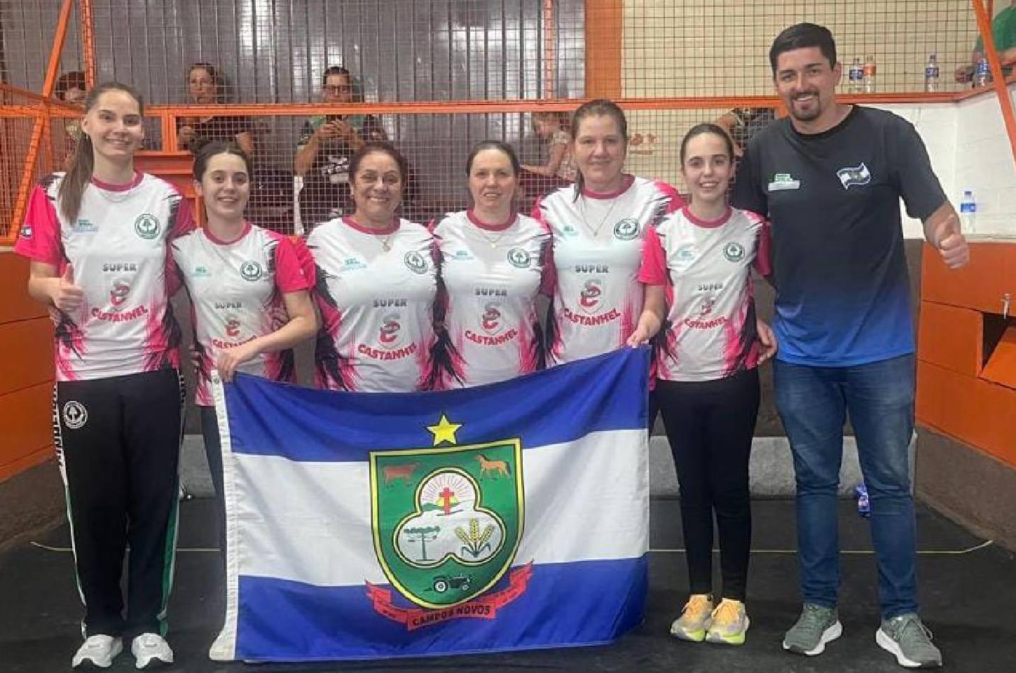 Pinheiros/SEL Campos Novos conquista 3º lugar na Taça Barriga Verde de Bocha Feminina
