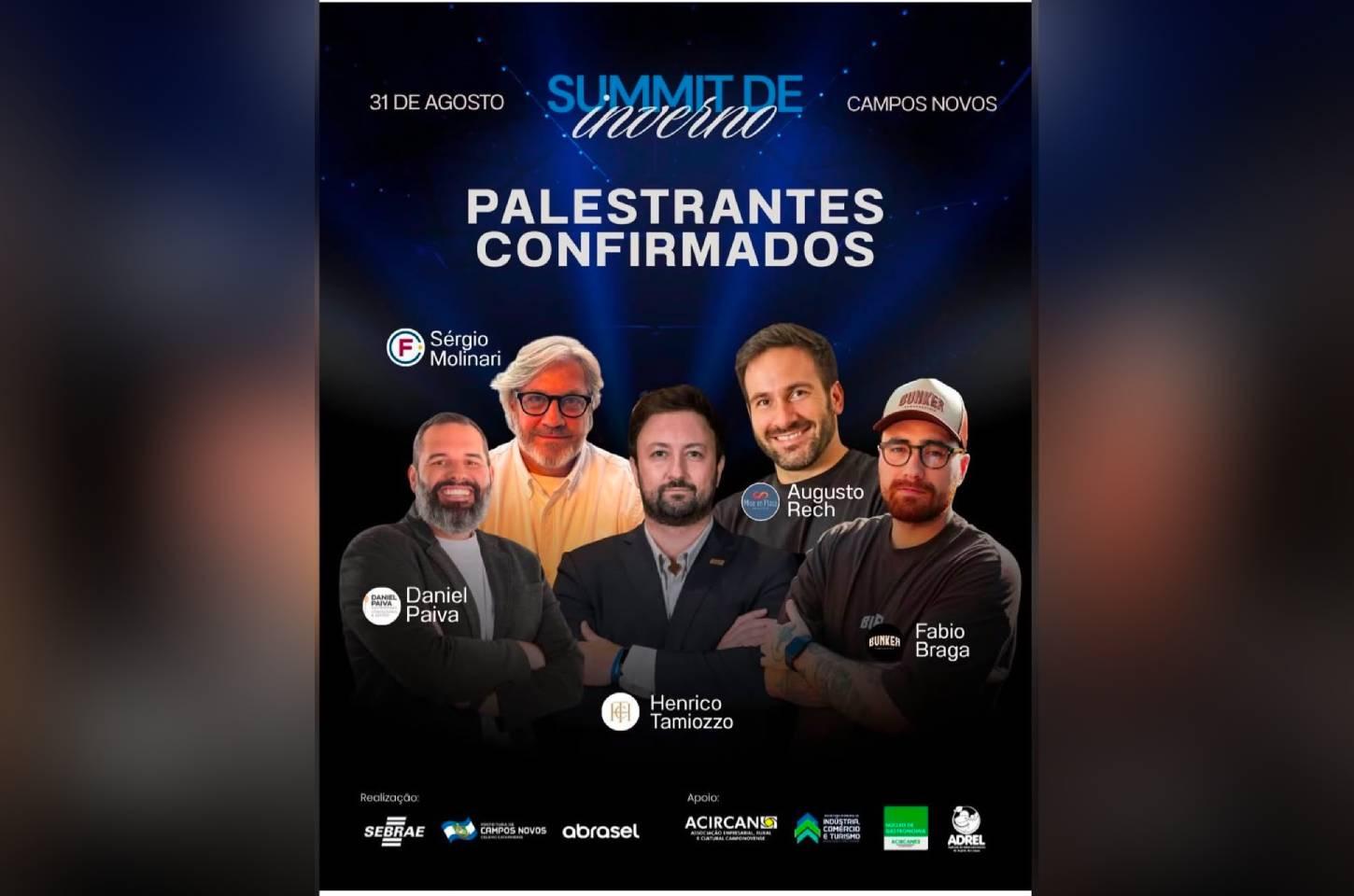 ACIRCAN apoia Summit de Inverno que acontece hoje em Campos Novos