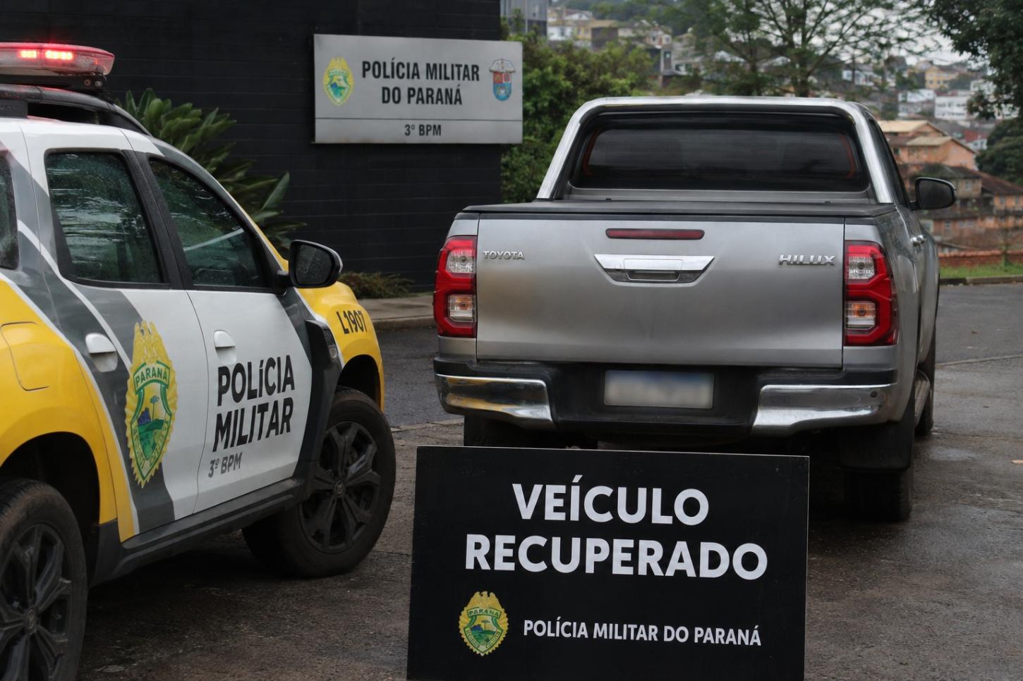 Caminhonete furtada em Campos Novos é recuperada no Paraná