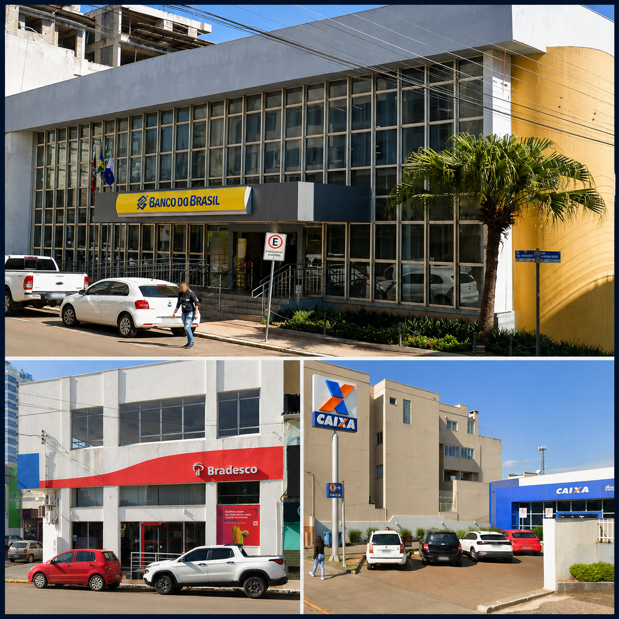 Paralisação de bancários afeta Caixa, Banco do Brasil e Bradesco em Campos Novos nesta quinta-feira