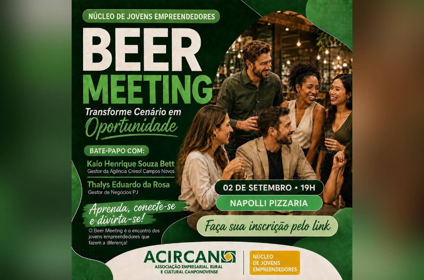 Beer Meeting reúne jovens empreendedores para discutir oportunidades e negócios