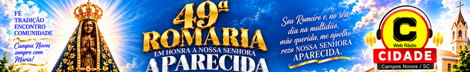 PUBLICIDADE 49ª Romaria de Nossa Senhora Aparecida